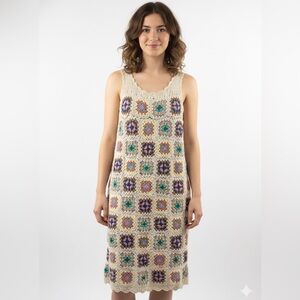 Zara girls Crochet Midi Dress